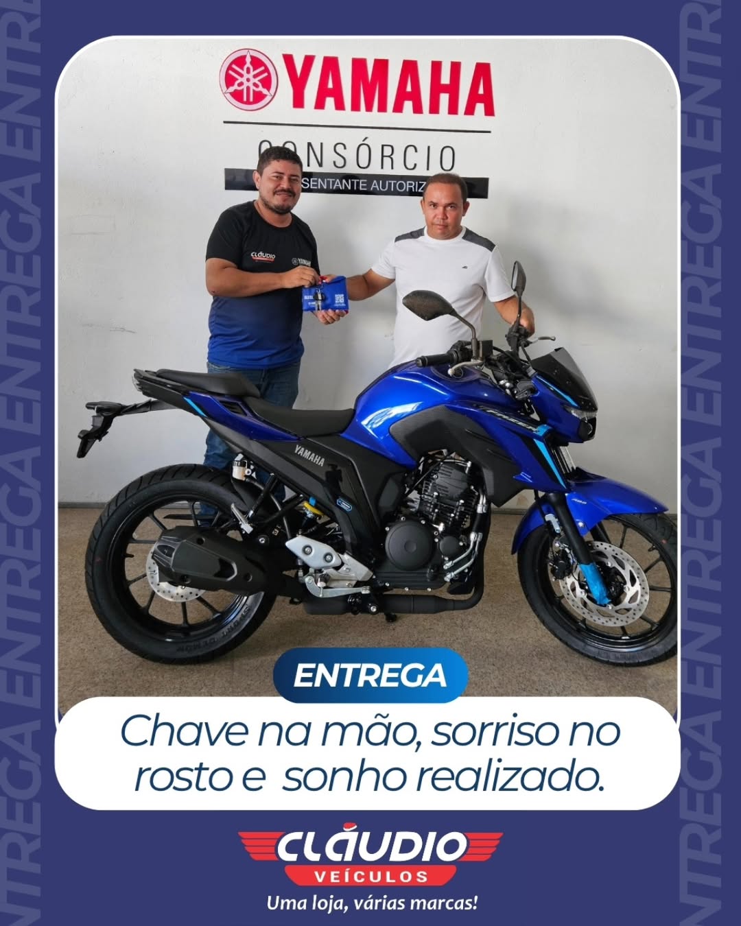 🎉 Momento de Felicidade na Cláudio Veículos!Olha só a alegria estampada no rosto do nosso clien